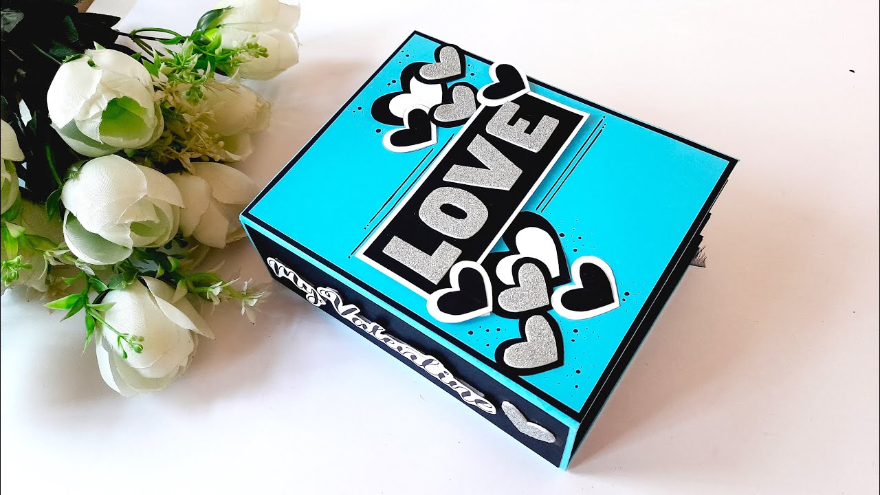 Valentine's Day Special Scrapbook for Boyfriend | Handmade Scrapbook for Valentine's Day | Tutorial