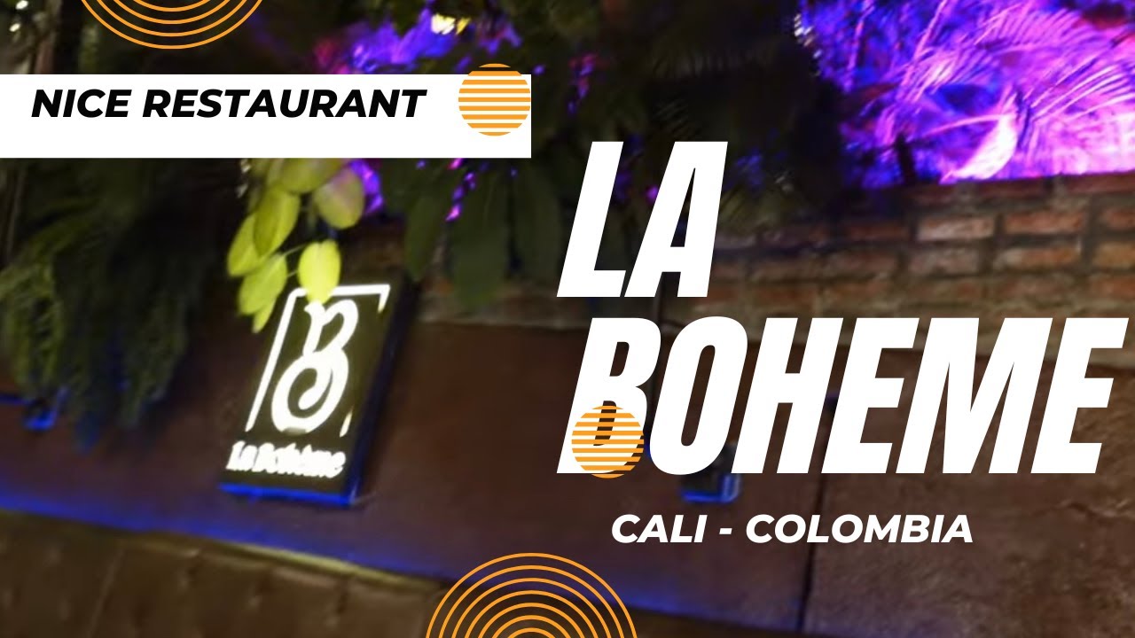 La Boheme restaurante en Cali Colombia| la BOHEME one of the best restaurant Cali Colombia |