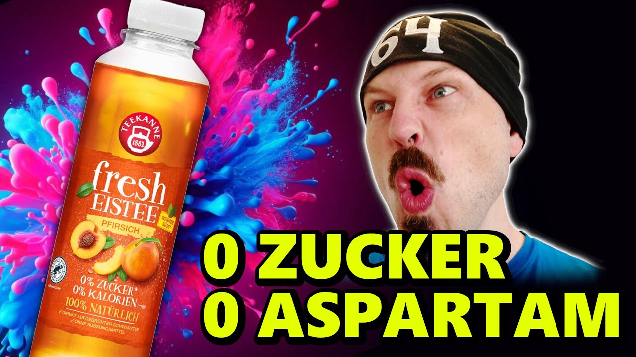 Bester Eistee ohne Zucker? Teekanne Eistee Pfirsich 🍑 Getränke Test