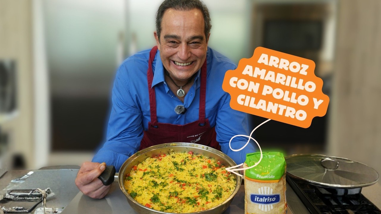 Arroz Amarillo con Pollo y Cilantro con Italriso. | Omar Fierro