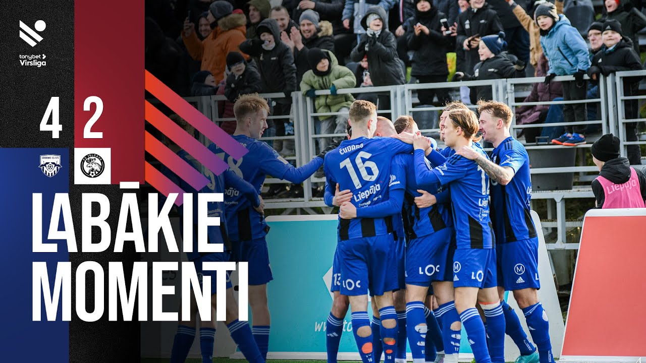 18. kārta: Grobiņas SC/LFS 4:2 FS Jelgava (Labākie momenti)