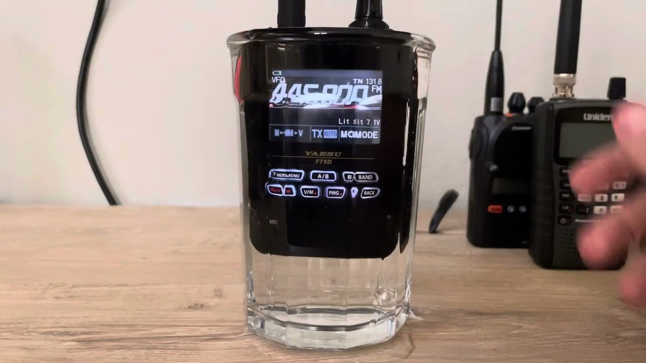 Is The Yaesu FT-5DR Really Waterproof? #yaesu #ft5