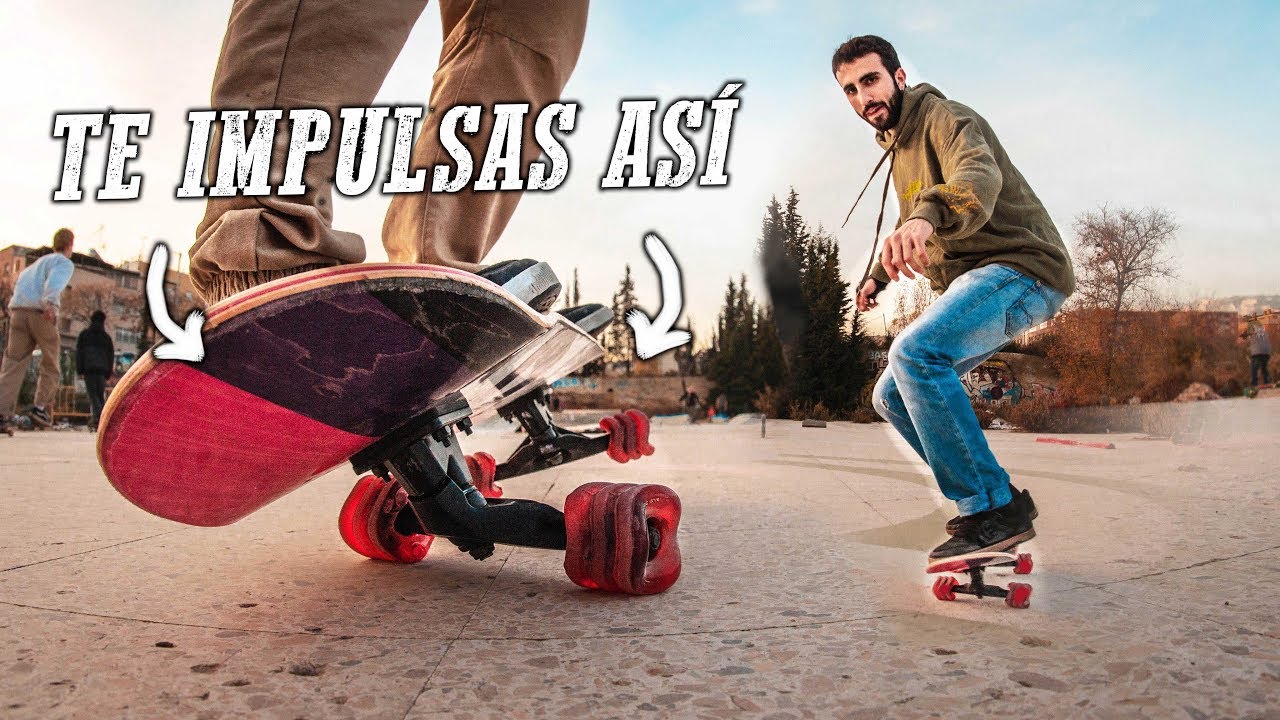 LOS EJES de SKATE MÁGICOS *no hace falta que te impulses*