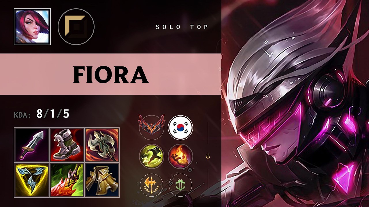 Fiora Top vs Ambessa (NS Carim) - KR Grandmaster Patch 26.14