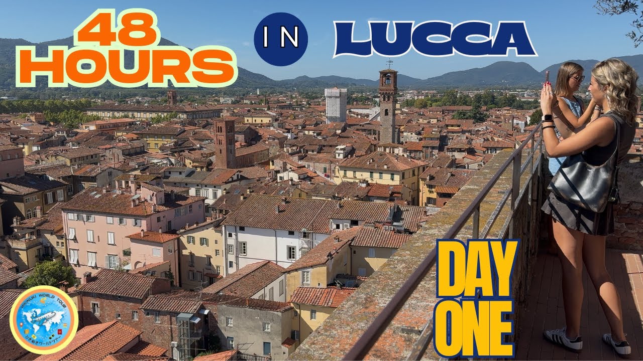 Our first day in Lucca | City Tour | Must See Churches & Landmarks | Pizzas & Piazzas