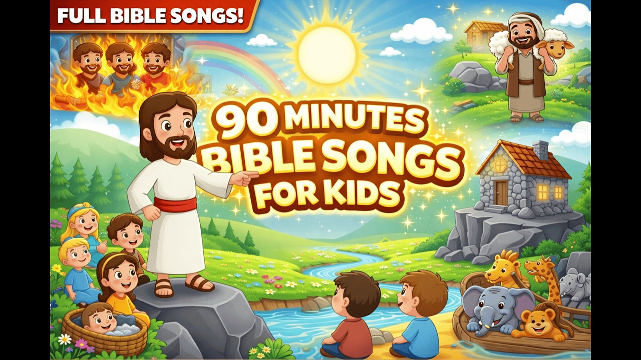 90 Minutes of Bible Story Songs for Kids | Christian Kids Worship | King’s Kids