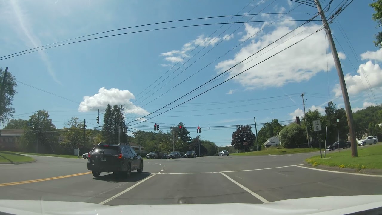 Driving Through Avon, Connecticut
