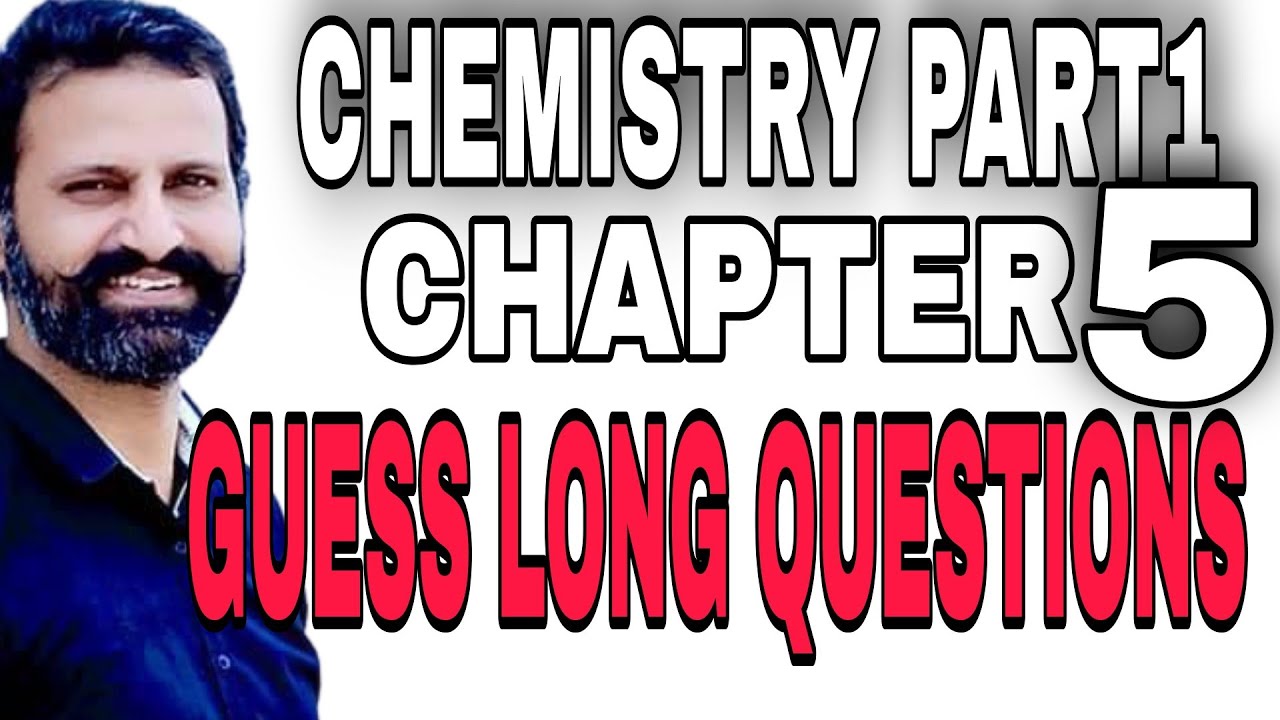 Guess Chemistry First Year Chapter 5 Atomic Structure Most Important Long Questions 100% Guarrantee