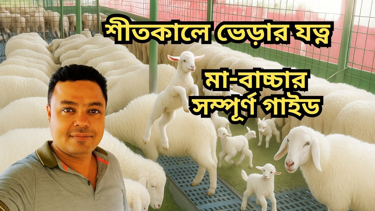 শীতকালে ভেড়া পালনের সঠিক নিয়ম | মা ভেড়া ও বাচ্চার যত্নের পূর্ণ গাইড