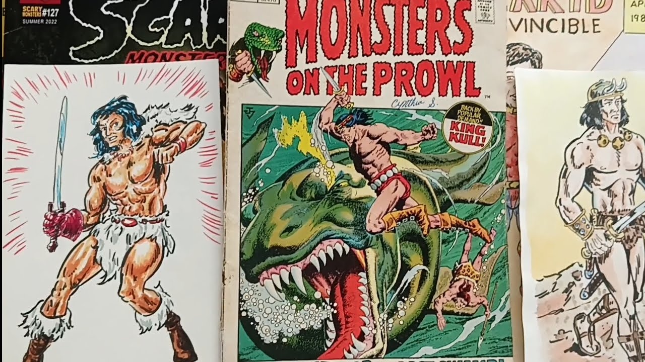 EP 2033 Monsters on the Prowl #16, 1972, с участием Короля Кулла! В исполнении Thomas & the Sever...