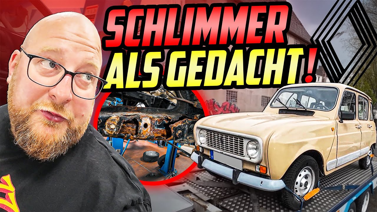 Wir geben ihn NICHT auf! - Renault R4 - XXXL Motormontage!