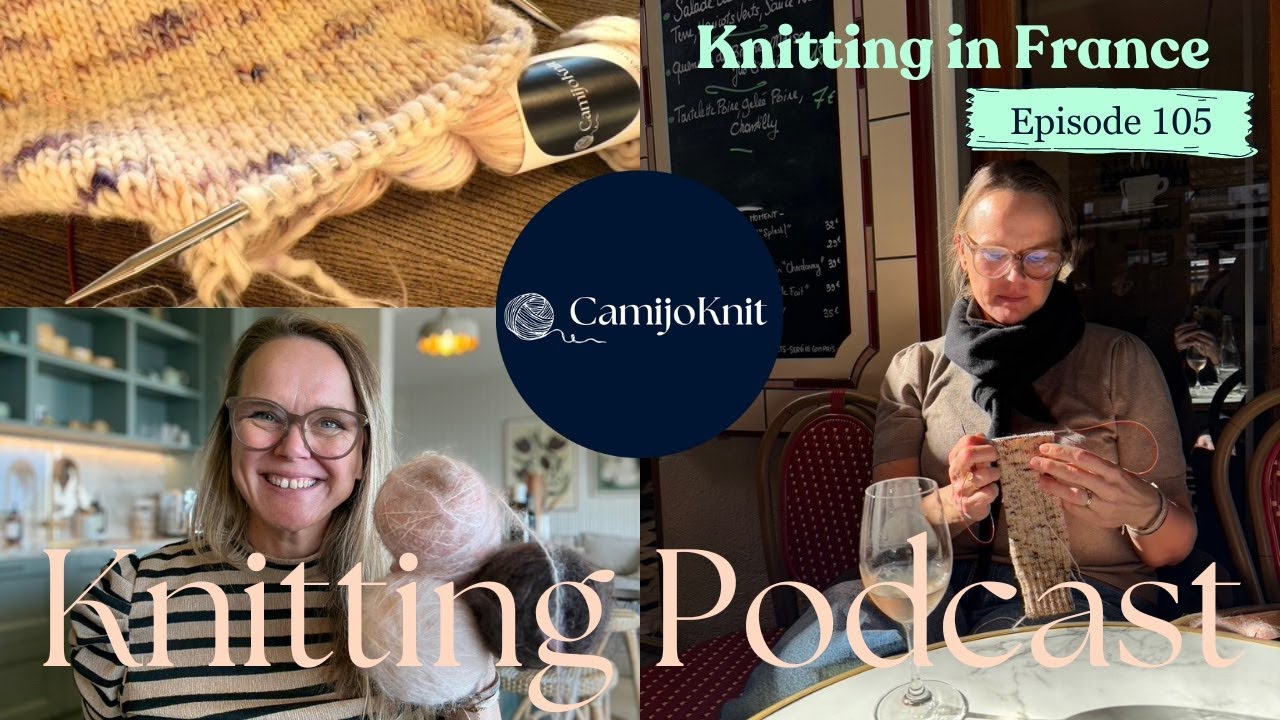 CamijoKnit во Франции: проекты, которые я привезла, что я вяжу и прогулка по маленькому городку.
