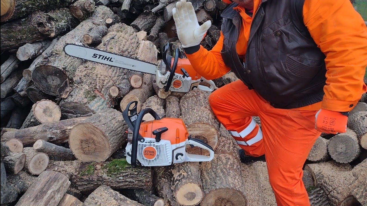 STIHL ms 391 (stoc) 64 ,1 cm3(4,4cp) vs STIHL ms 362(MM)59 cm3(4,8 cp)and blade 63 cm.