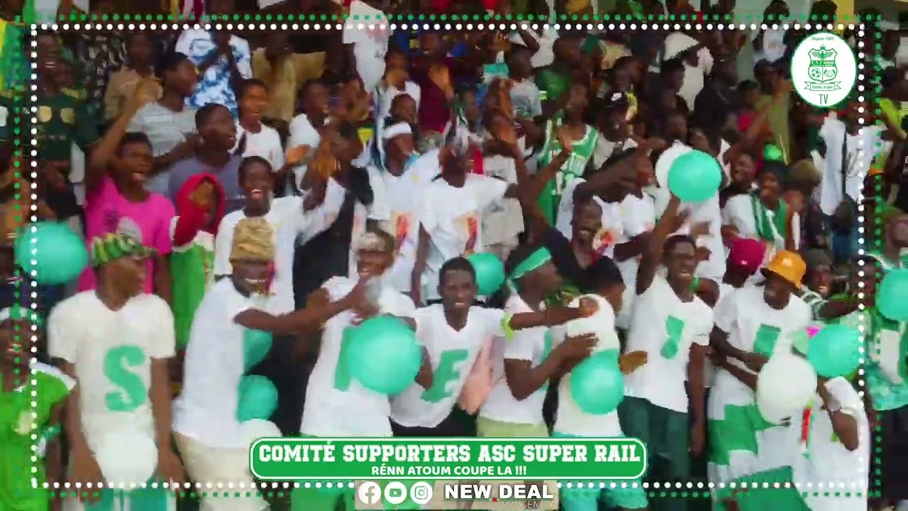 Ambiance vue du ciel avec la comité des Supporters