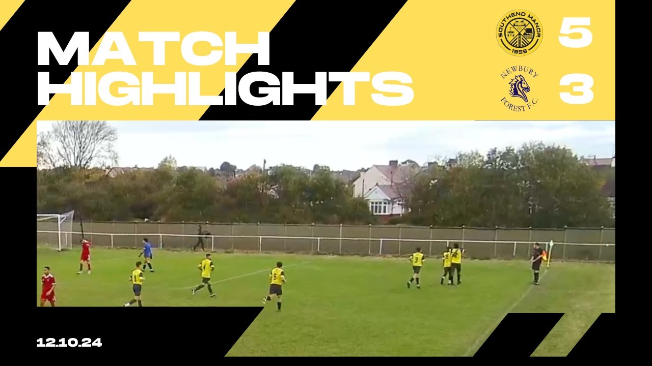 💛🖤 HIGHLIGHTS | Southend Manor Vs Newbury Forest (5-3) Thurlow Nunn League | 12/10/24