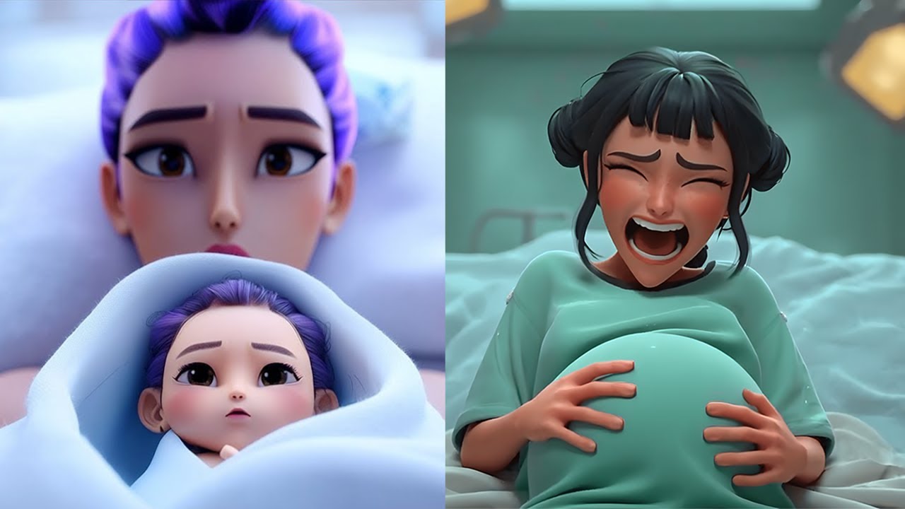 Rumi and Zoey Get A Child | Kpop Demon Hunters