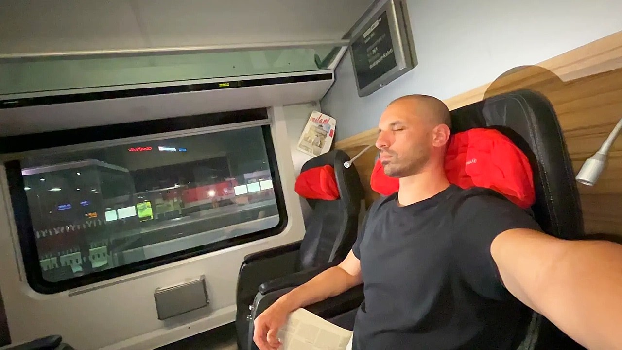 Éjjeli Luxus 30.000 Ft-ért | ÖBB Railjet Bécs-Budapest menetpróba 🇦🇹🚄🌙💻