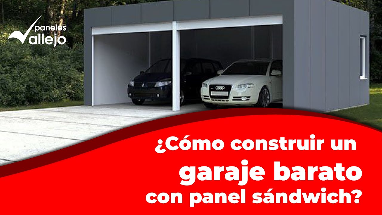 &iquest;C&oacute;mo construir un garaje barato con panel s&aacute;ndwich?