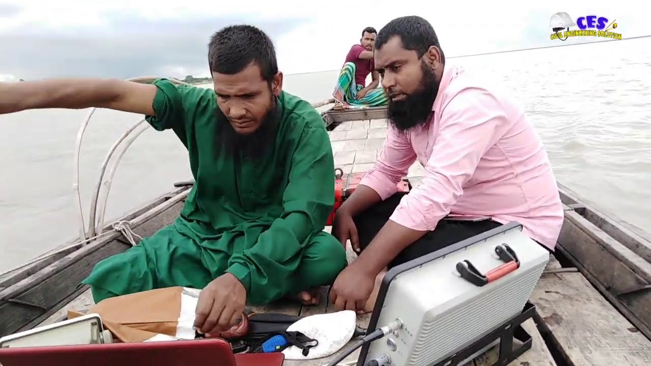 Bathymetric Survey In Bangladesh at Noria Shariatpur | Padma River