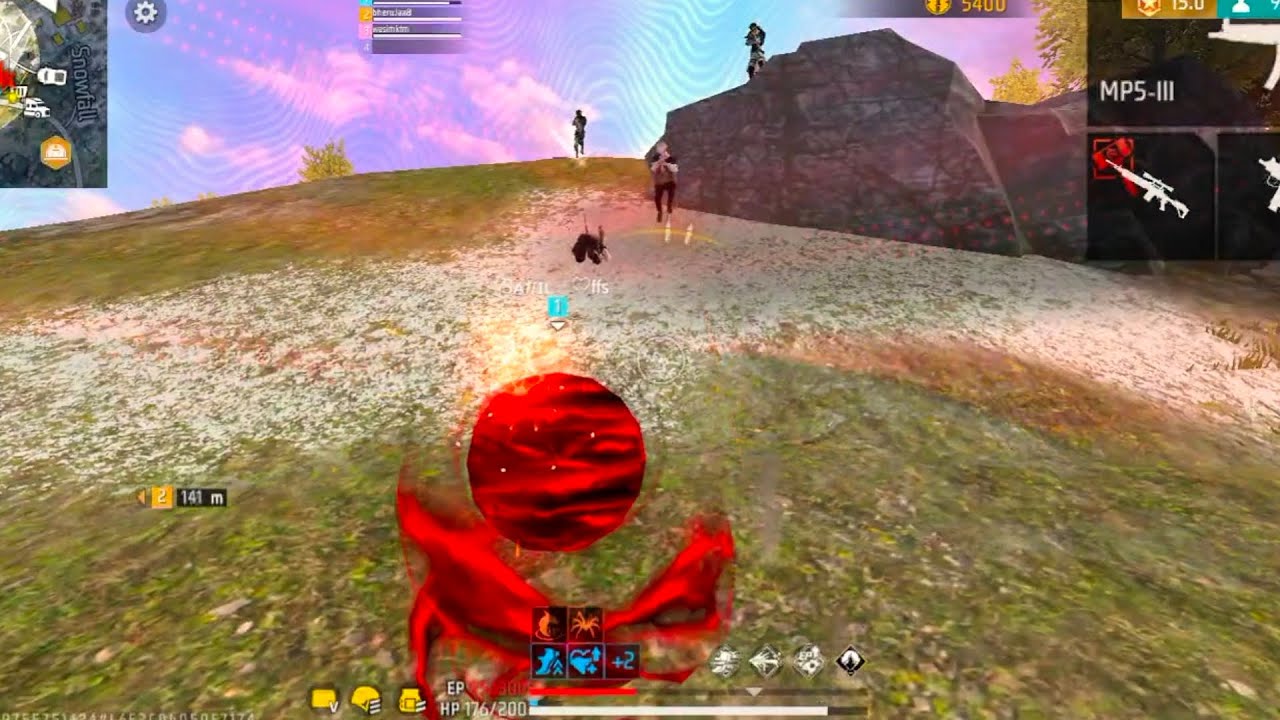 Sahil gamer 1 vs 4 BR rank squad ✅👌