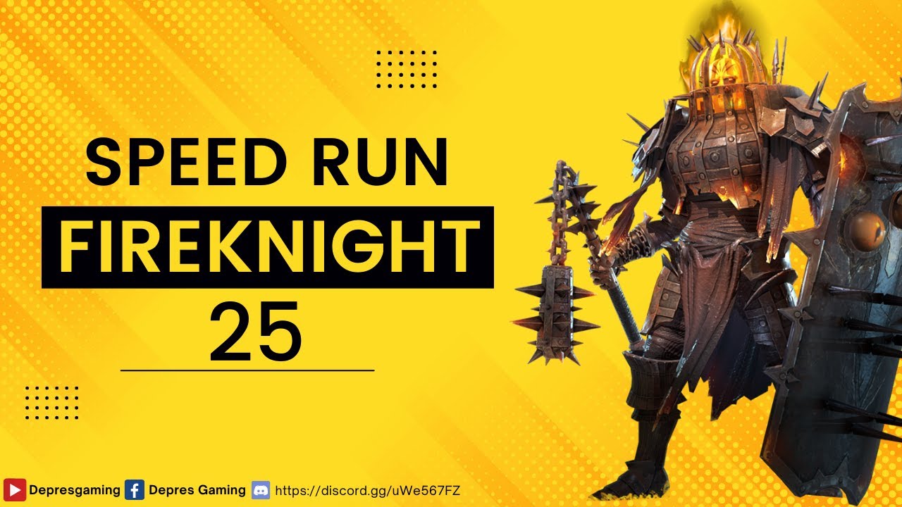 Fireknight 25 speed run / Raid shadow legends.