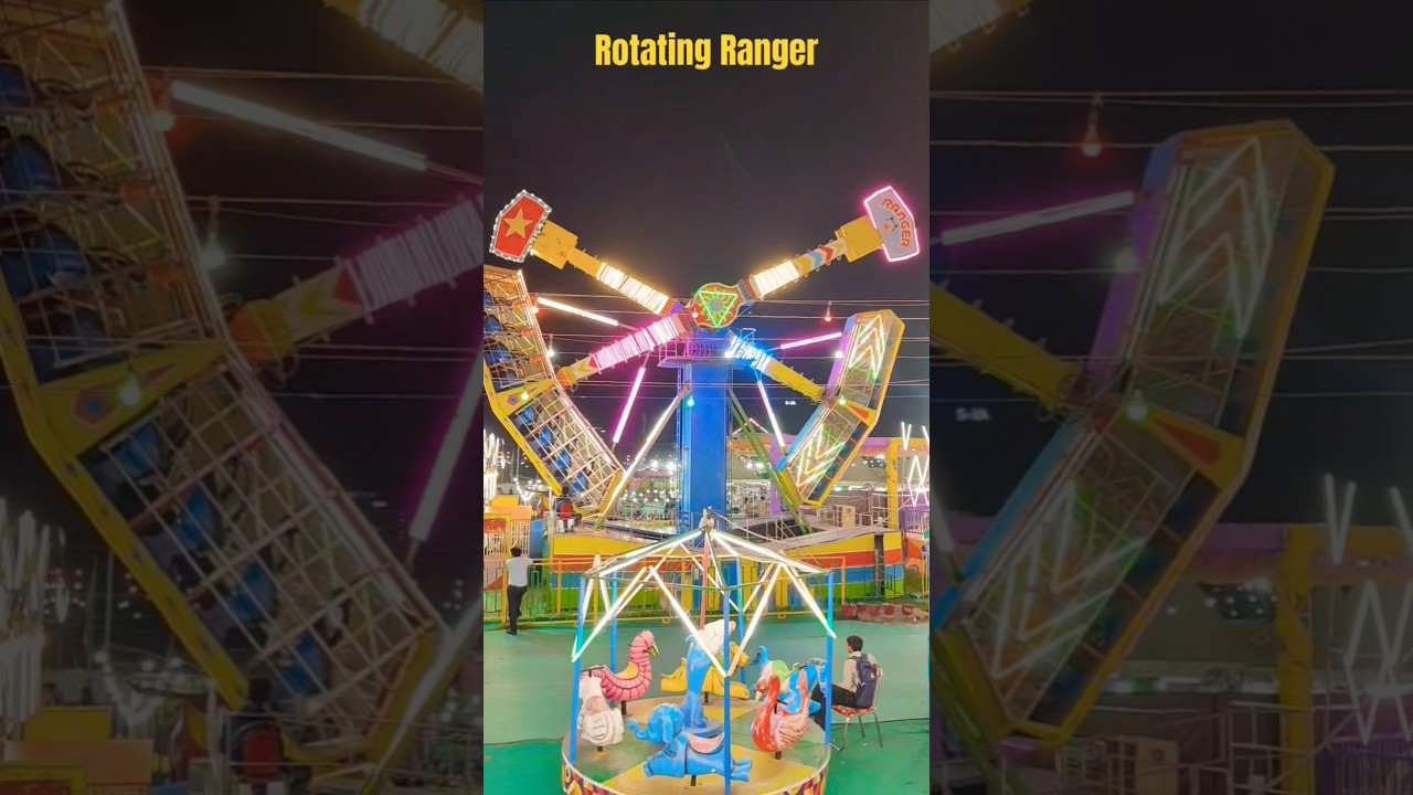 🪗Amazing Rotating Ranger In Mela🪗#video #funny #trending #mela #jhula #shortvideo #shortfeed #shorts