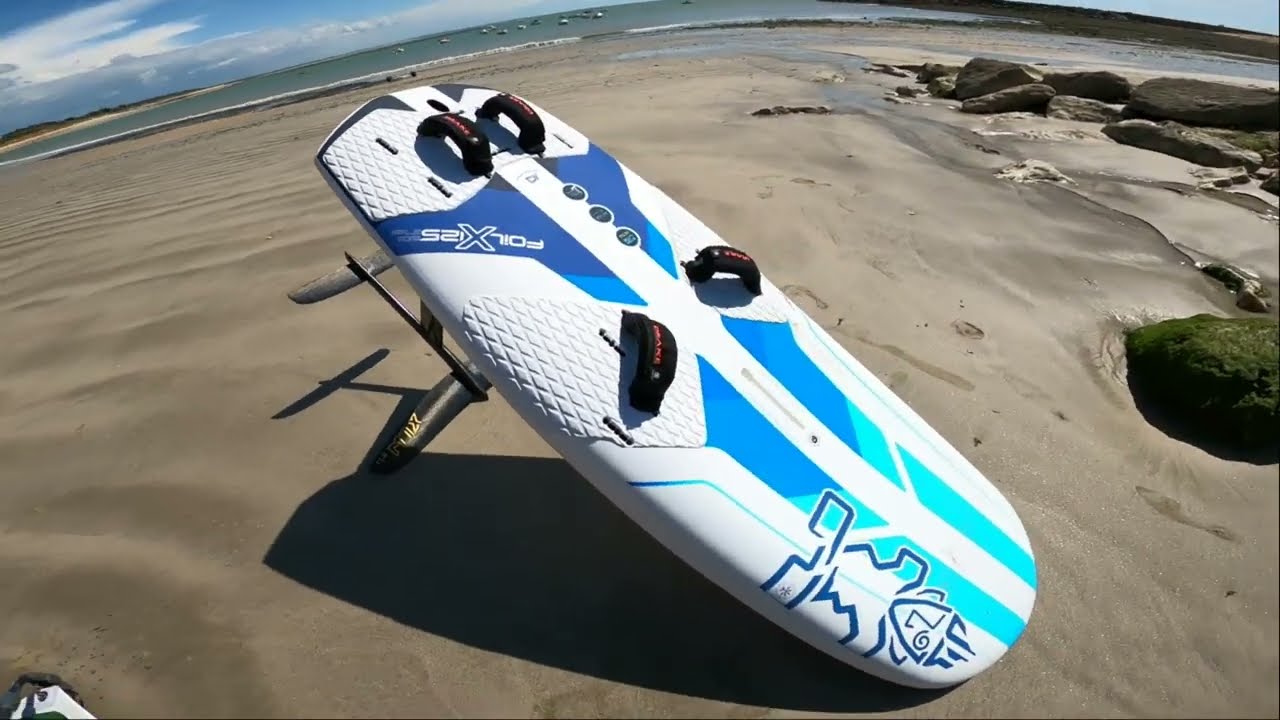 Windfoil Starboard X foil 125 Ile d'Oléron - La Perroche apprentissage du jibe !!!!