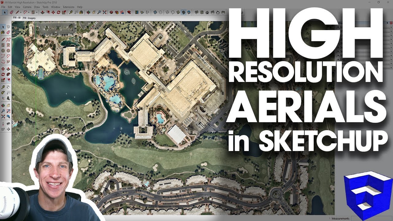 HIGH RESOLUTION AERIALS in SketchUp - How to Download Nearmap Images with Placemaker