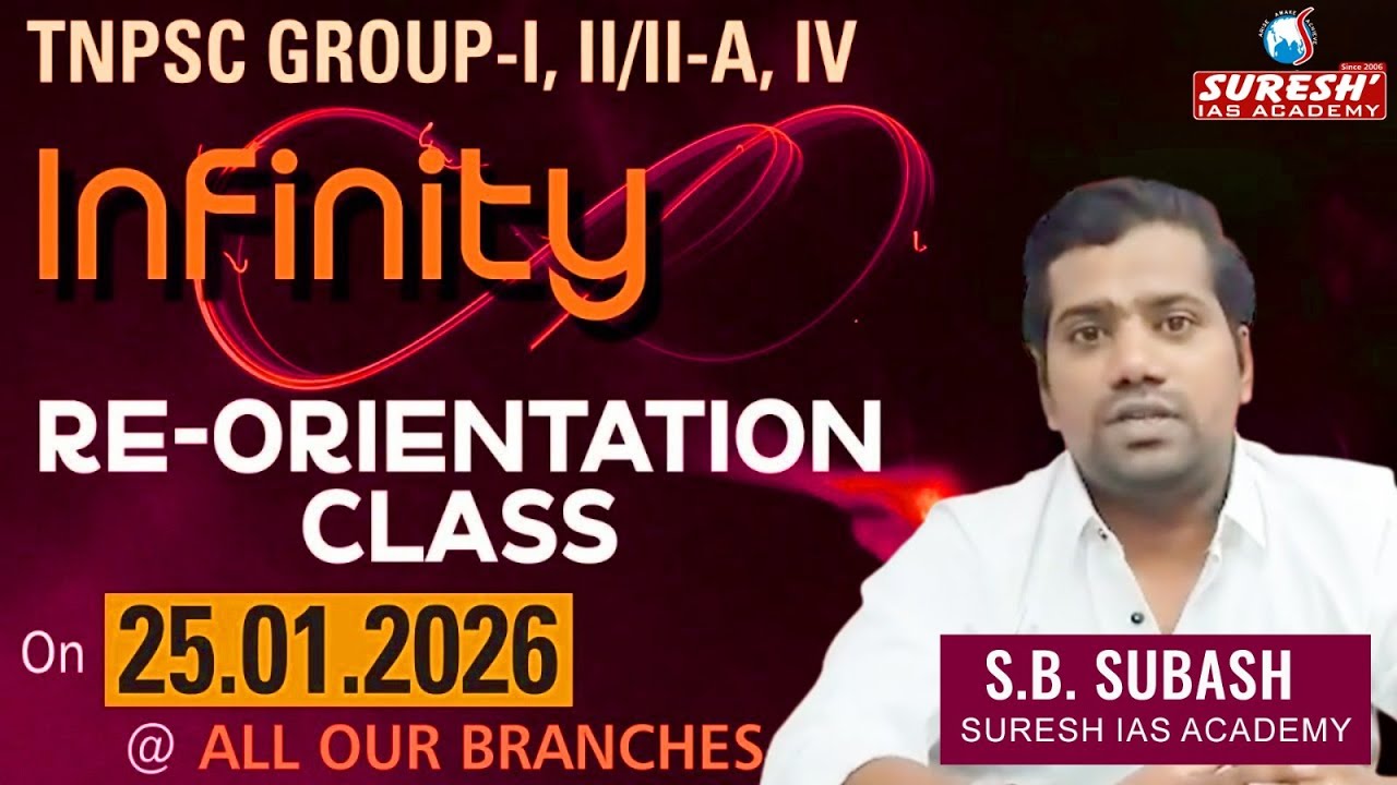 INFINITY | 12 MONTH PROGRAM | RE-ORIENTATION CLASS | Suresh IAS Academy