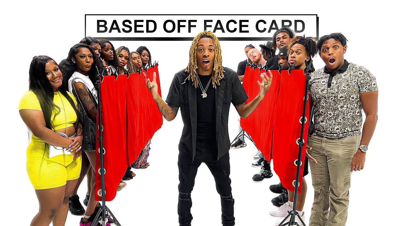 Blind Dating Based Off Face Card!