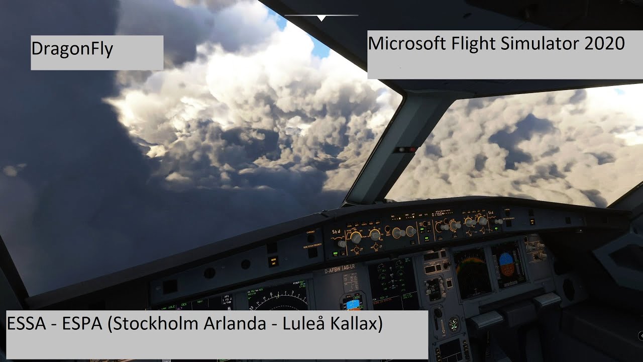 Arlanda to Kallax - Microsoft Flight Simulator - Airbus A32NX FlyByWire (ESSA - ESPA) | DragonFly