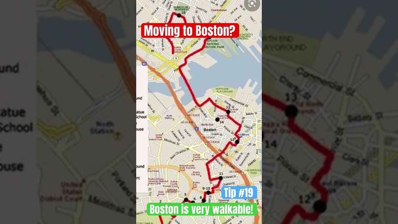 Moving to Boston Tip #19: Boston is very walkable!