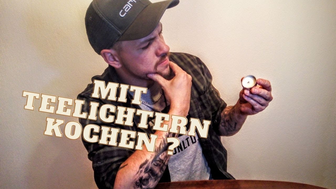 Kochen mit Teelichtern | Ohne Strom kochen in der Stadtwohnung | Krisenvorsorge | Blackout
