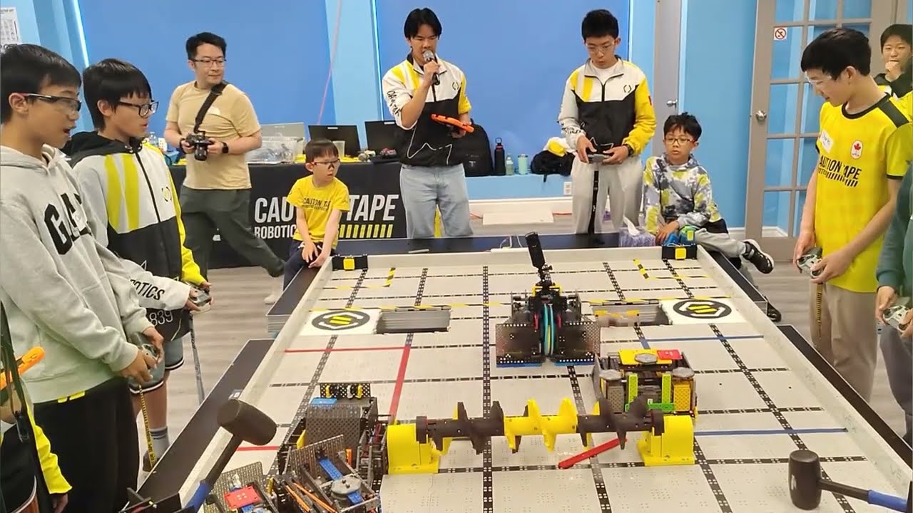 Caution Tape VEX IQ Battlebots 2025 by 83900Z