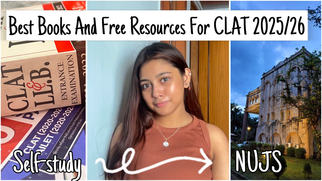 CLAT 2026: книги и бесплатные онлайн-ресурсы 📚 📝 | Самостоятельное обучение по NUJS