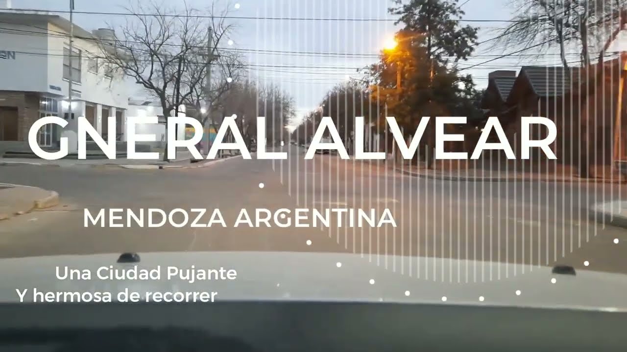 4K Blogtraveler Vuelta en vehiculo Alvear Mendoza ciudad hermosa Argentina