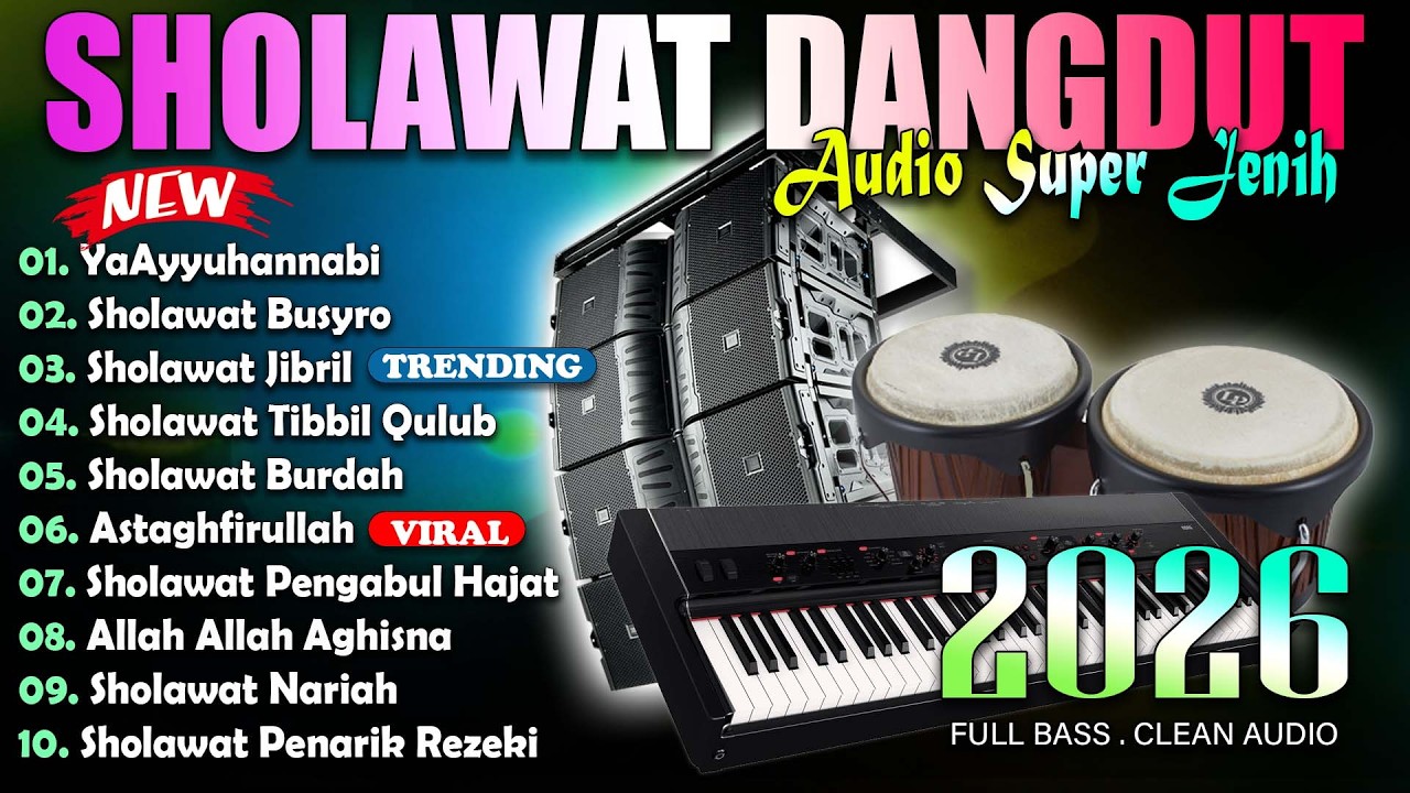 LAGU ISLAMI VERSI DANGDUT KOPLO KENDANG JAIPONG | SHOLAWAT FULL ALBUM | Shoalwat Nariyah, Jibril