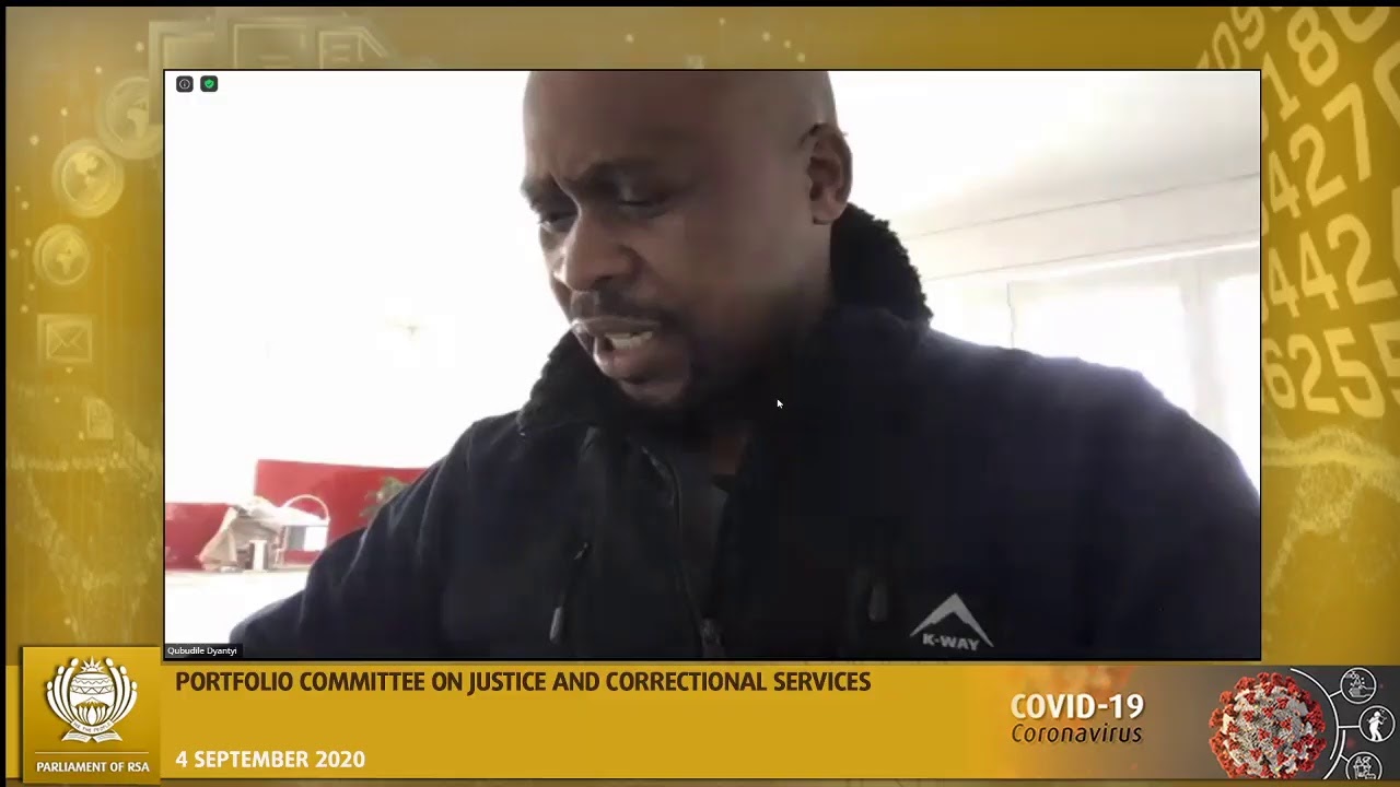 Portfolio Committee on Justice & Correctional Services (NA) 04 Sep 2020