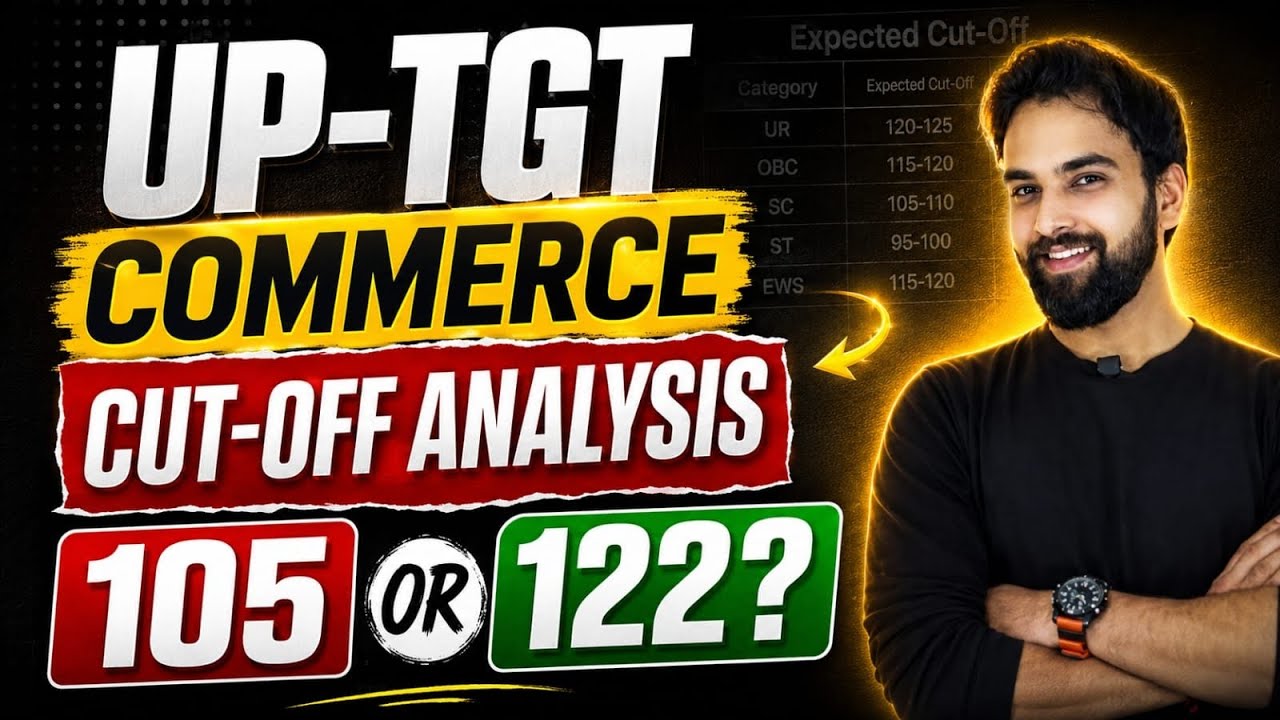 UP TGT Commerce Expected Cut Off 2026 | Marks Analysis | 24 UR Seats