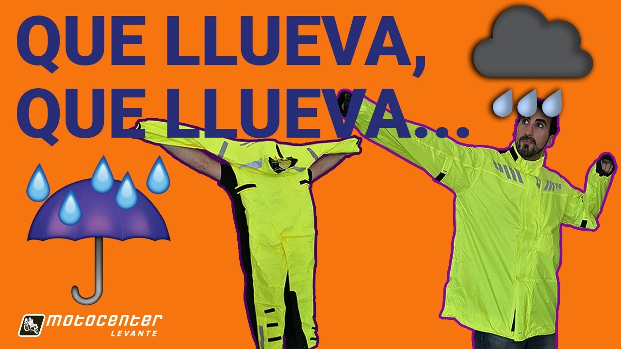 Chubasquero de moto: TODA La ropa impermeable que debes llevar 💦🌂
