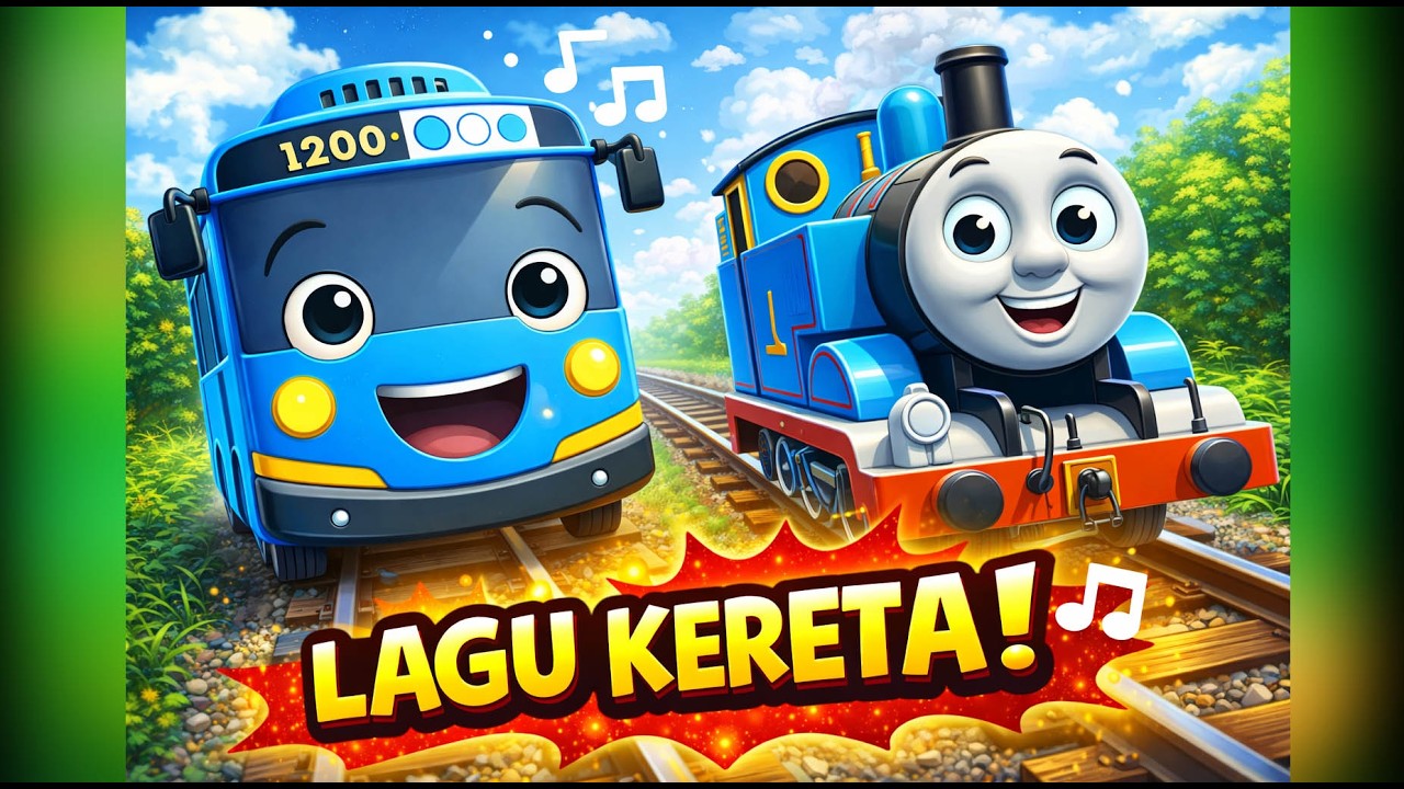 8 Lagu Kereta Anak - anak Bersama Tayo dan Thomas
