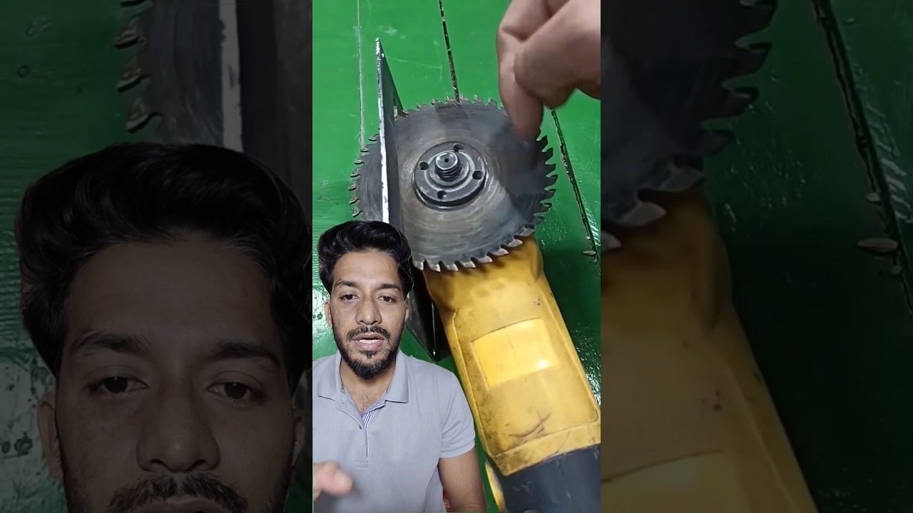 How to Turn an Angle Grinder into a Table Saw #shorts