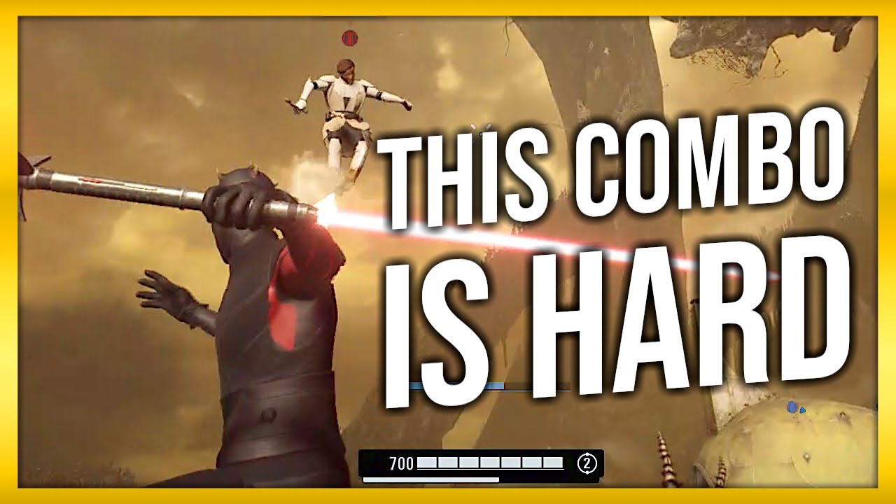 The STRONGEST Combo In Battlefront 2 💪 Lightsaber Duels