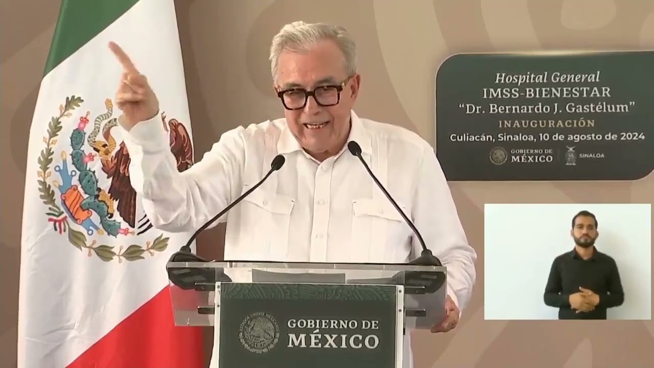 Gobernador Rubén Rocha: A fuerza me quieren hacer narco, pero no