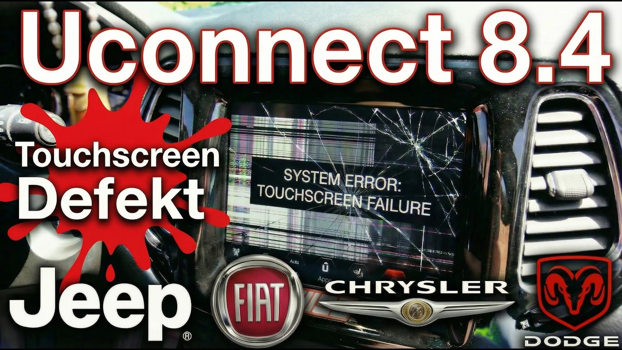 UConnect Navi Touchscreen defekt? So reparierst du ihn selbst! 👍 (Jeep, Dodge, RAM, Fiat, Chrysler)