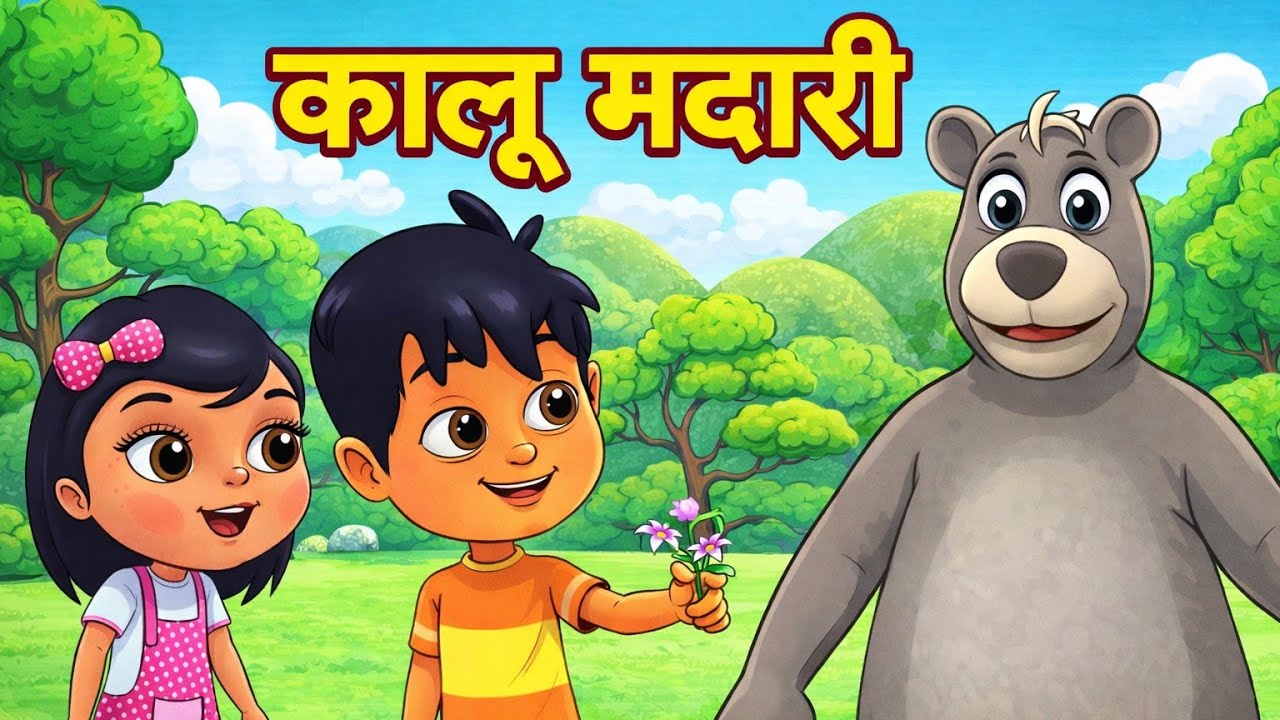 Kalu Madari Aaya | Hindi Poem for Kids| Hindi Nursery Rhymes | Bal Geet Hindi #kidsrhymes #babysongs