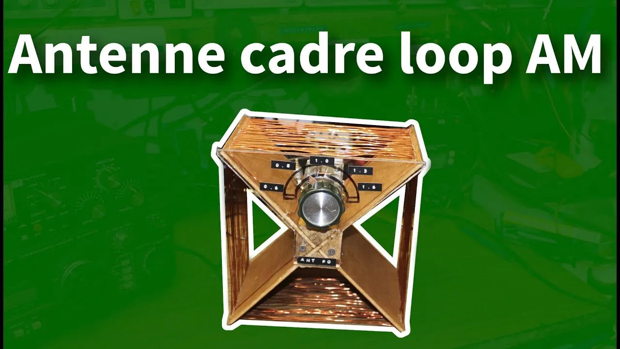 Une antenne cadre loop petites ondes