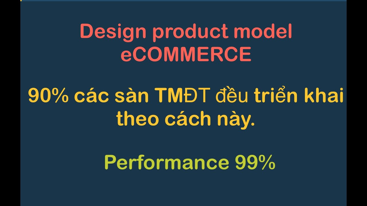 Design product model | 90% trang TMĐT đều triển khai theo cách này | Performance 99% | app aliconcon