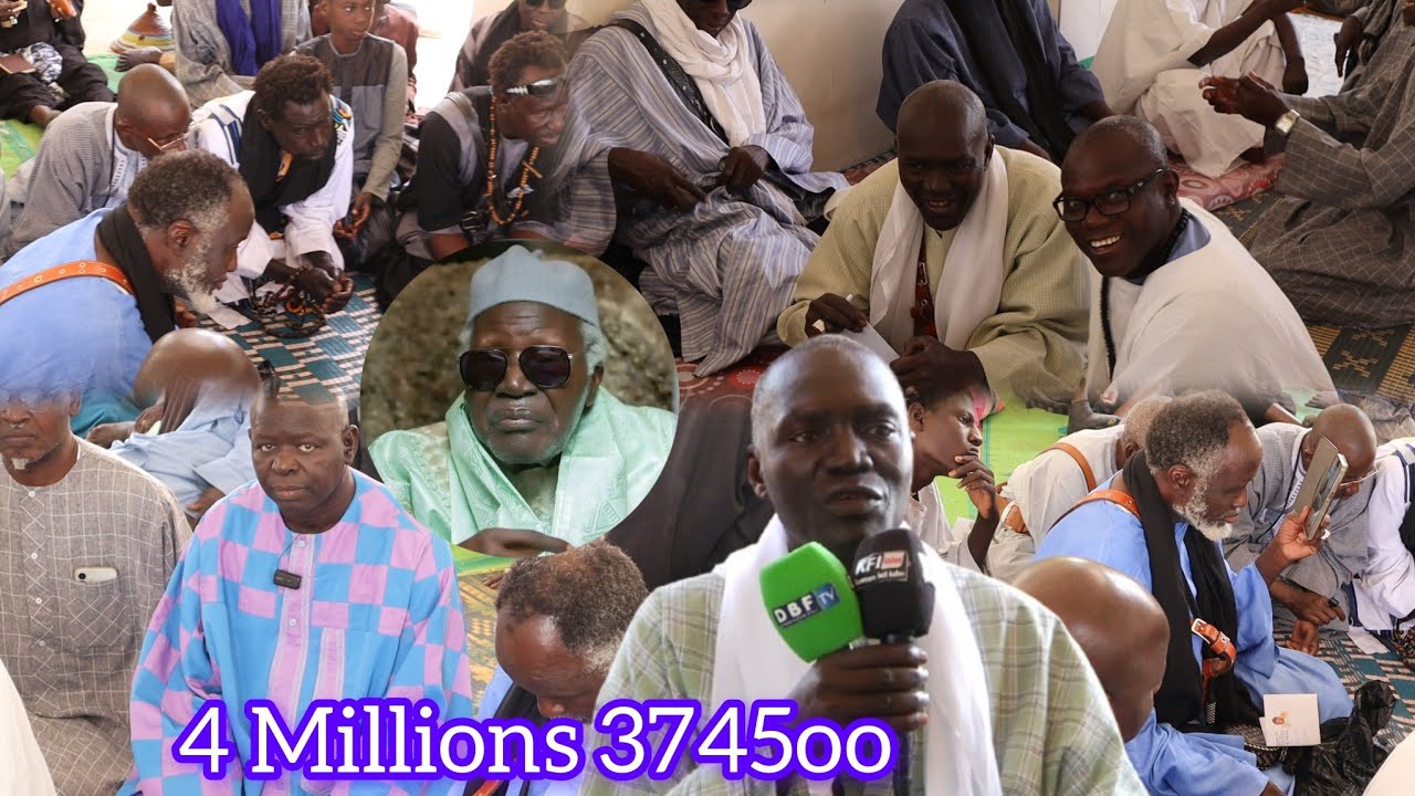 Ramadan 2026 Déballé Adiya Dahira confédération des baye fall Diaspora 4 Millions 374500