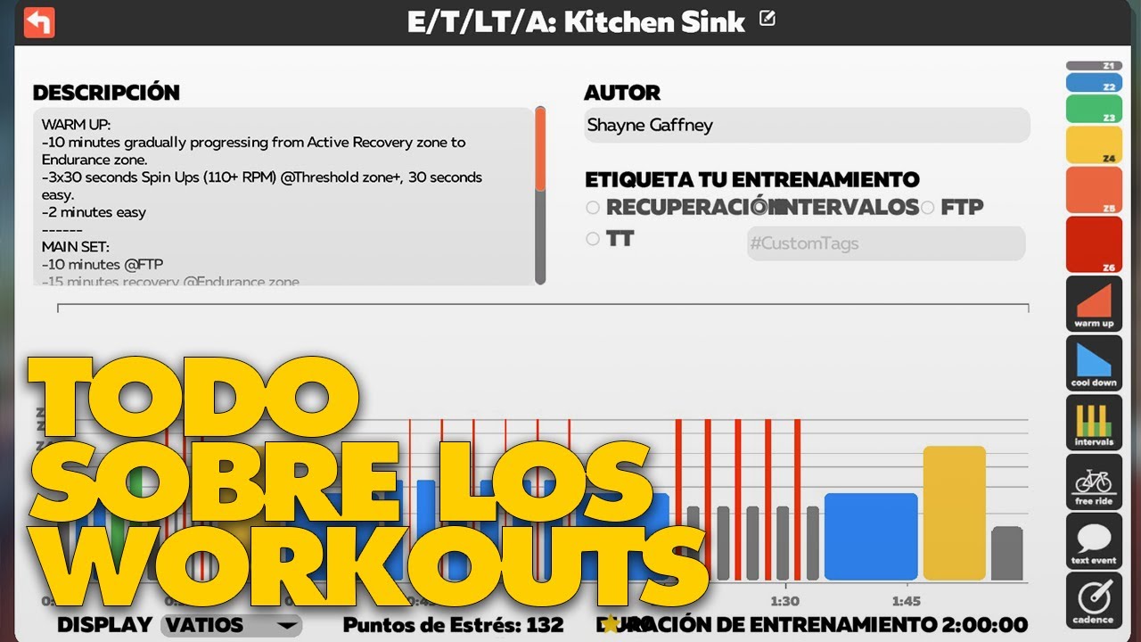 GUÍA COMPLETA sobre los WORKOUTS de ZWIFT (en español)